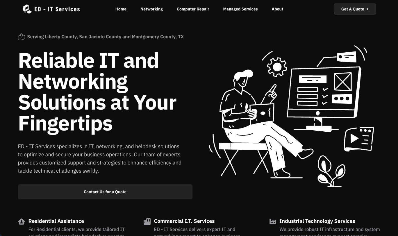 ED-IT Services website